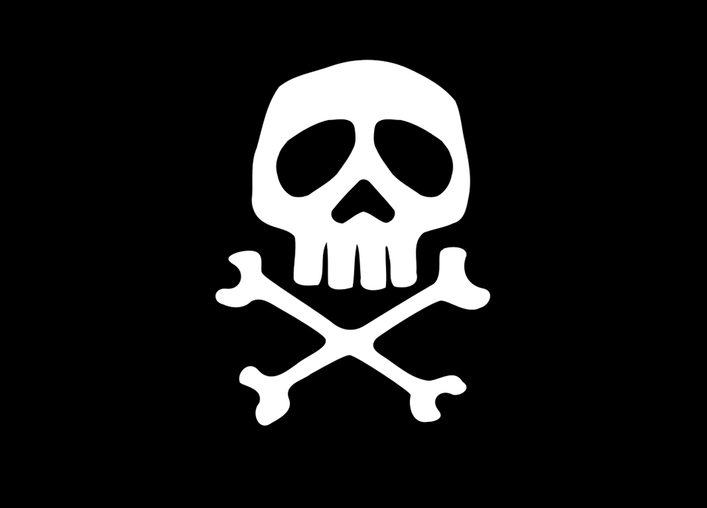 Drapeau Pirate Cm 20X30 - - MTO Nautica Store