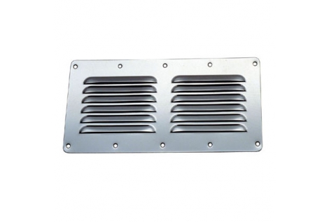 Grande grille de ventilation en acier inoxydable