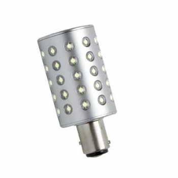 Ampoule bipolaire étanche IP67 50 Led Ba 15D 12-24V