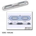 Hull Plate Series Fairline Double Buttonhole