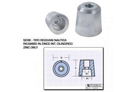 Spin de zinc Reggiani Nautica int. Cylindrique