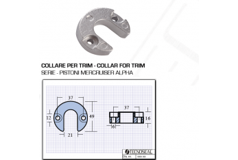 Collier pour pistons de moteur Trim Mercruiser Alpha