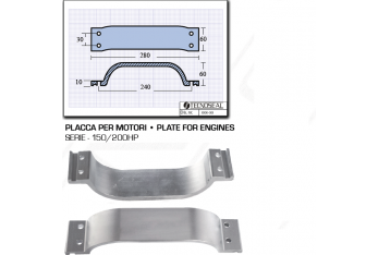 Plaque pour moteurs série 150200 HP