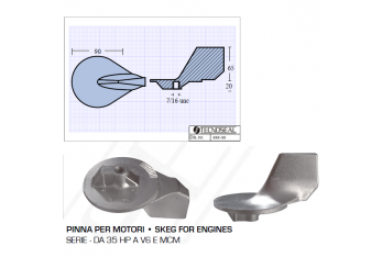 Aileron pour moteurs de 35 HP à V6 et MCM