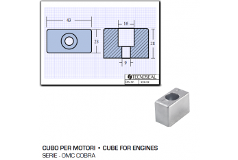 Cube pour moteurs OMC Cobra