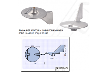 Aileron pour moteurs Yamaha 150 220 HP