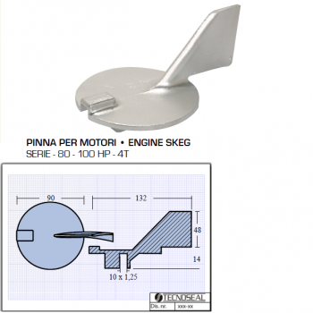 Aileron pour moteurs 80100 HP 4T
