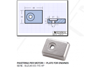 Plaque pour moteurs Suzuky 65 115 CV