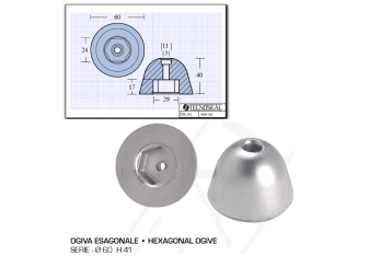 Triangle hexagonal D 60 H 40