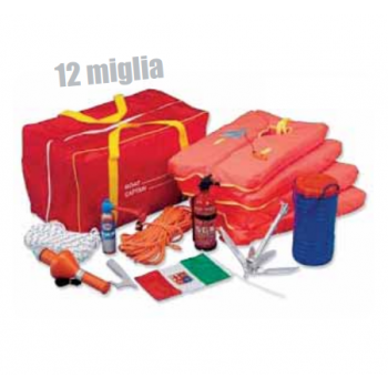 Kit complet nouvel équipement de sécurité obligatoire 12Miglia