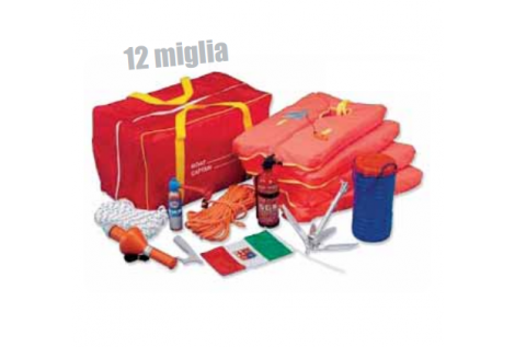 Kit complet nouvel équipement de sécurité obligatoire 12Miglia