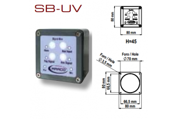 Panneau de contrôle sifflets électroniques 12 / 24V Marco SB-UV