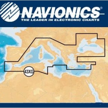 Navionics XL9 43XG Cartographie méditerranéenne