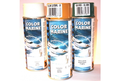 Peinture en aérosol spéciale pour les moteurs marins Color Marine Care