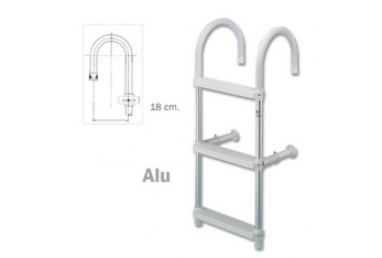 Échelle pour bateaux avec courbes d'attaque