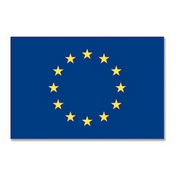 Autocollant drapeau européen