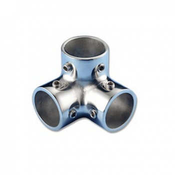 Raccord d'angle à trois axes en acier inoxydable