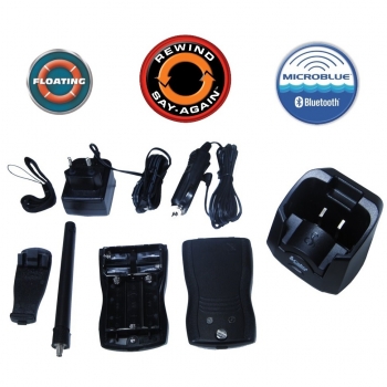 Flotteur portatif marin VHF Cobra Marine MR HH500 FLT BT EU