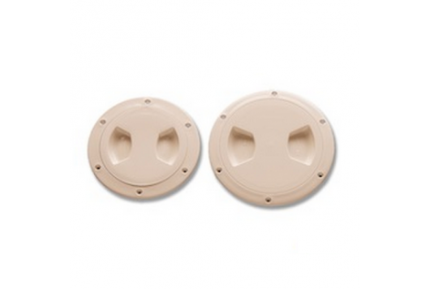 Bouchons d'inspection crème avec fermeture de rotation