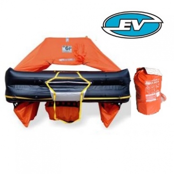 Radeau de survie de plus de 12 milles Eurovinil ISO 9650 + sac de sauvetage