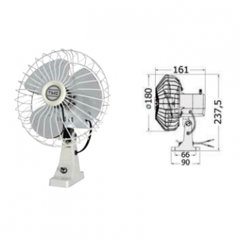 Ventilateur réglable TMC 12V
