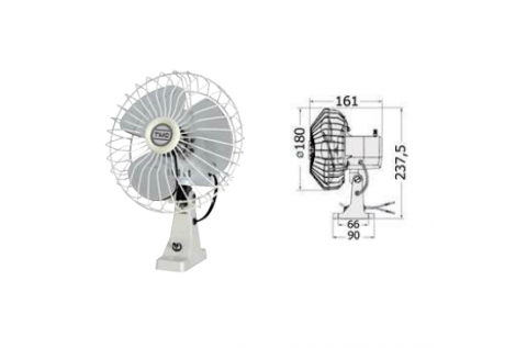 Ventilateur réglable TMC 12V