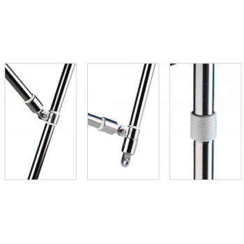 Auvent pare-soleil Aisi 316 en acier inoxydable bâche blanche