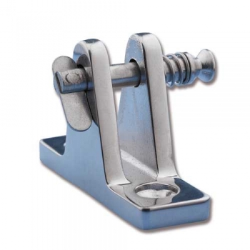 Fourche en acier inoxydable à 90 ° avec goupille à ressort