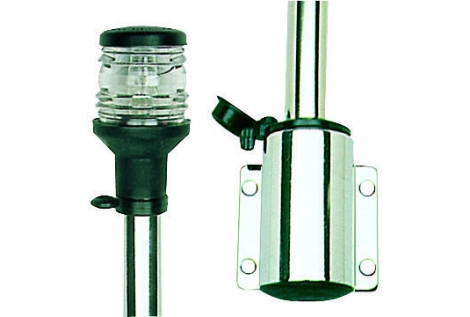 Tige murale compacte amovible à 360 °