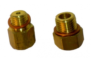 Adaptateur M10 x 1 & M12 x 1 pour Trasmet. 1/8 "