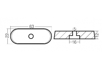 ANODE PIED YAMAHA 6 / 8CV 4T TOUT