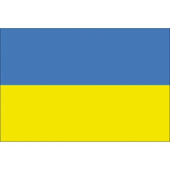 DRAPEAU UKRAINE 20X30 CM