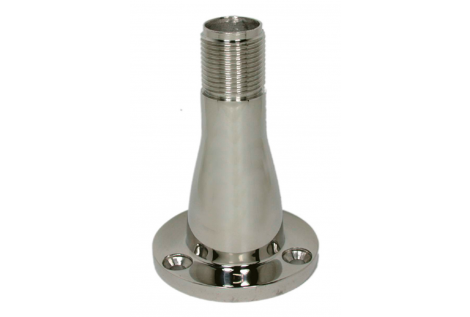 BASE D'ANTENNE FIXE EN ACIER INOX 316