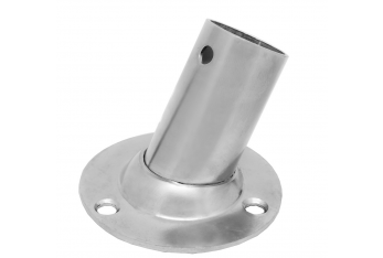 BASE EN ACIER INOX 60 ° Ø MM.22