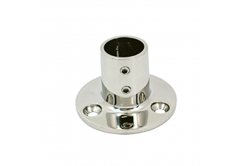 BASE EN ACIER INOXYDABLE 90 ° Ø MM.22