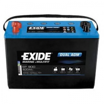 Batteries EXIDE Agm pour services et mise en service 100Ah 140Ah 240Ah