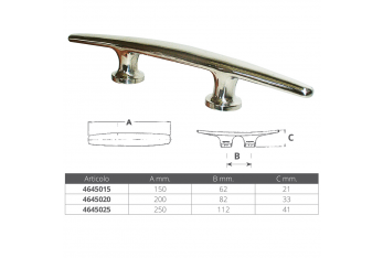 Taquet Taquet Acier Inoxydable 316 Poli Miroir