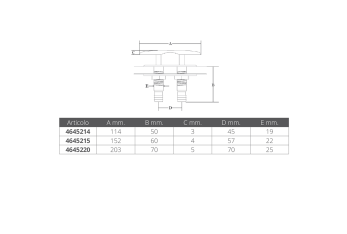 Taquet rétractable en acier inoxydable complètement affleurant