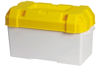 Boîte à batterie en moplen blanc/jaune 120 A 