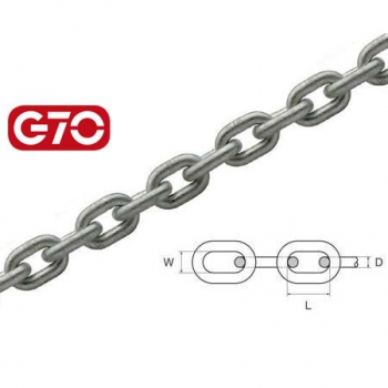 Chaîne calibrée G70 en acier galvanisé