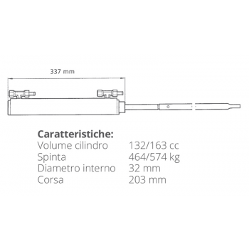 CYLINDRE UC132-OBS