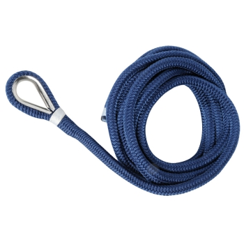 Ligne amarrage bleu avec épissure 14 mm x 9 m    