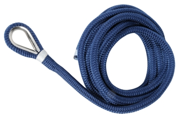 Ligne amarrage bleu avec épissure 24 mm x 15 m    
