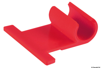 Clip de fixation en polypropylène rouge pour 22.409.23 