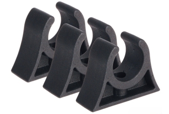 Clip noir pour tubes 19/20 mm 