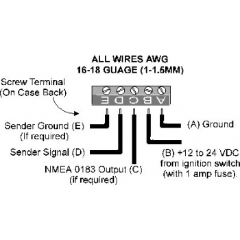 Niveau de carburant intelligent CruzPro FU60B