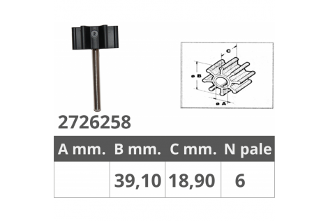 TURBINE JABSCO 17255-0003