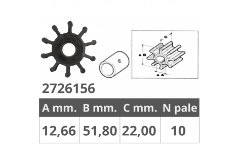 TURBINE JABSCO 18673-0001