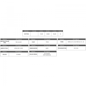 TURBINE JABSCO 4598-0001