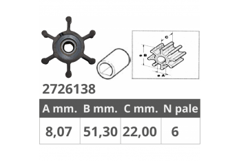 TURBINE JABSCO 6303 JOHN. 09-824P